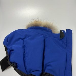 Canada Goose Baby's Coyote Fur-Trim Fawn Hood Blue